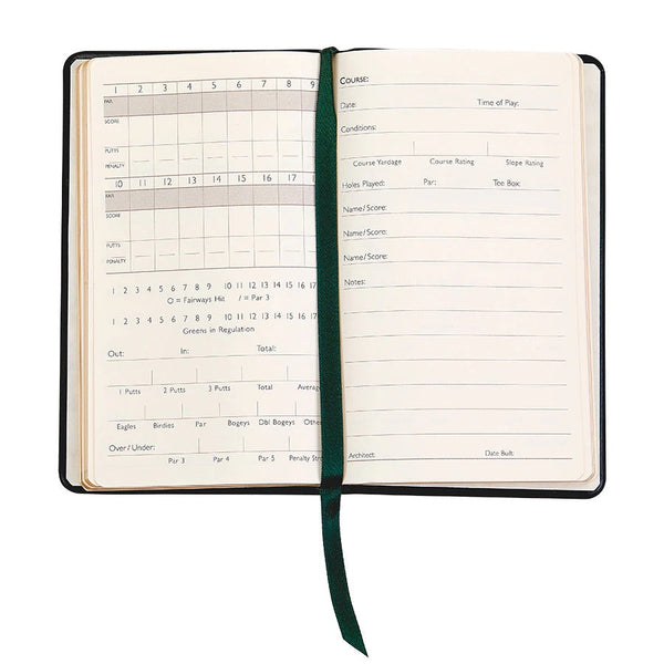 On The Green Leather Golf Log
