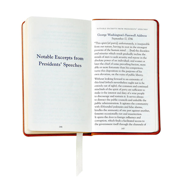 Mini Leather Constitution Book
