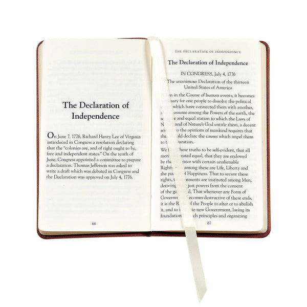 Mini Leather Constitution Book
