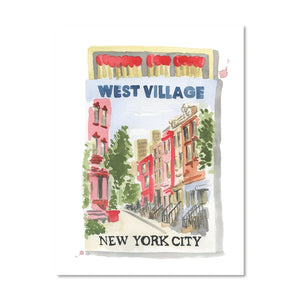West Village Matchbox Print 5x7