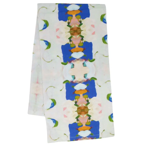 Laura Park Monet's Garden Navy Tea Towel