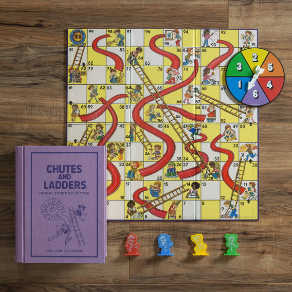 Chutes & Ladders Bookshelf Game