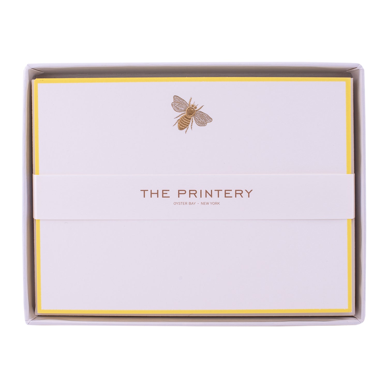 Gold Bee Boxed Note Cards