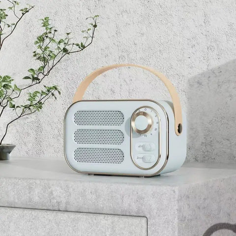 BLUE Vintage Bluetooth Speaker