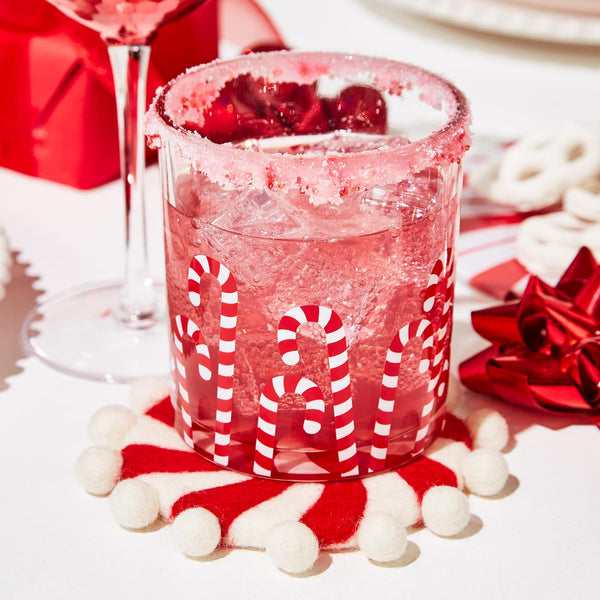 Peppermint Twist Double Old Fashion