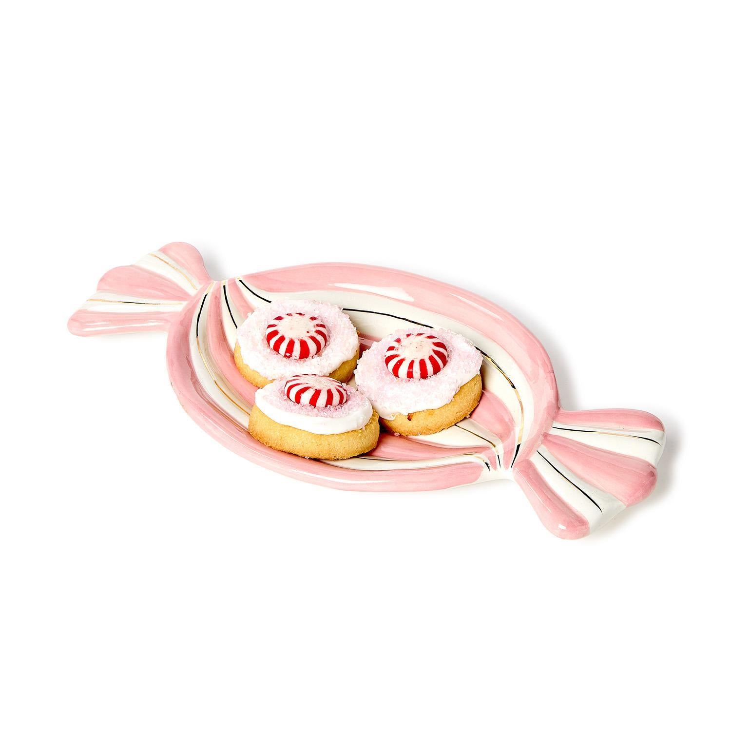 Peppermint Twist Candy Shape Dish