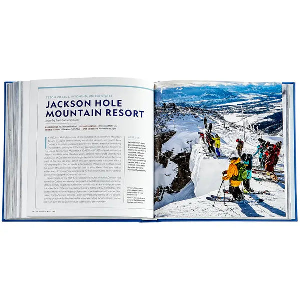 100 Slopes of a Lifetime Leather Book