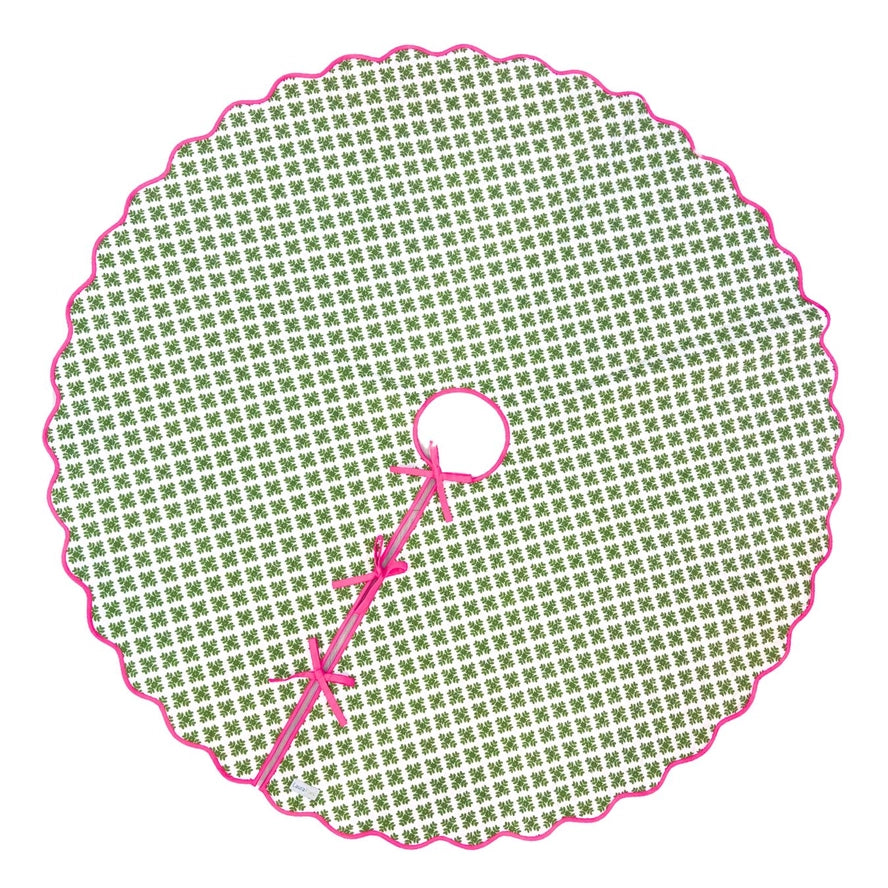 Brushstrokes Christmas Tree Skirt