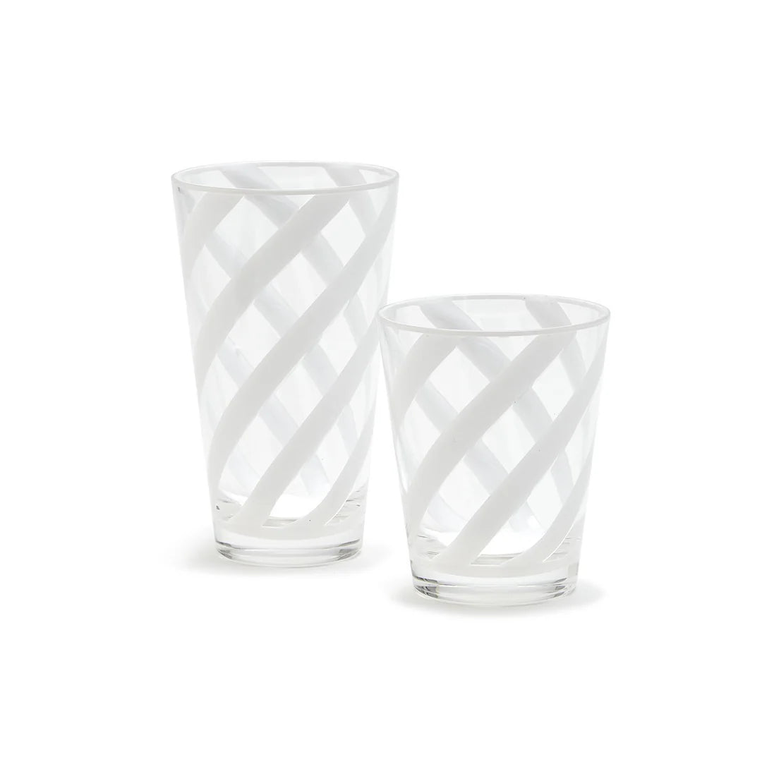 Opaque White Tumbler Glass