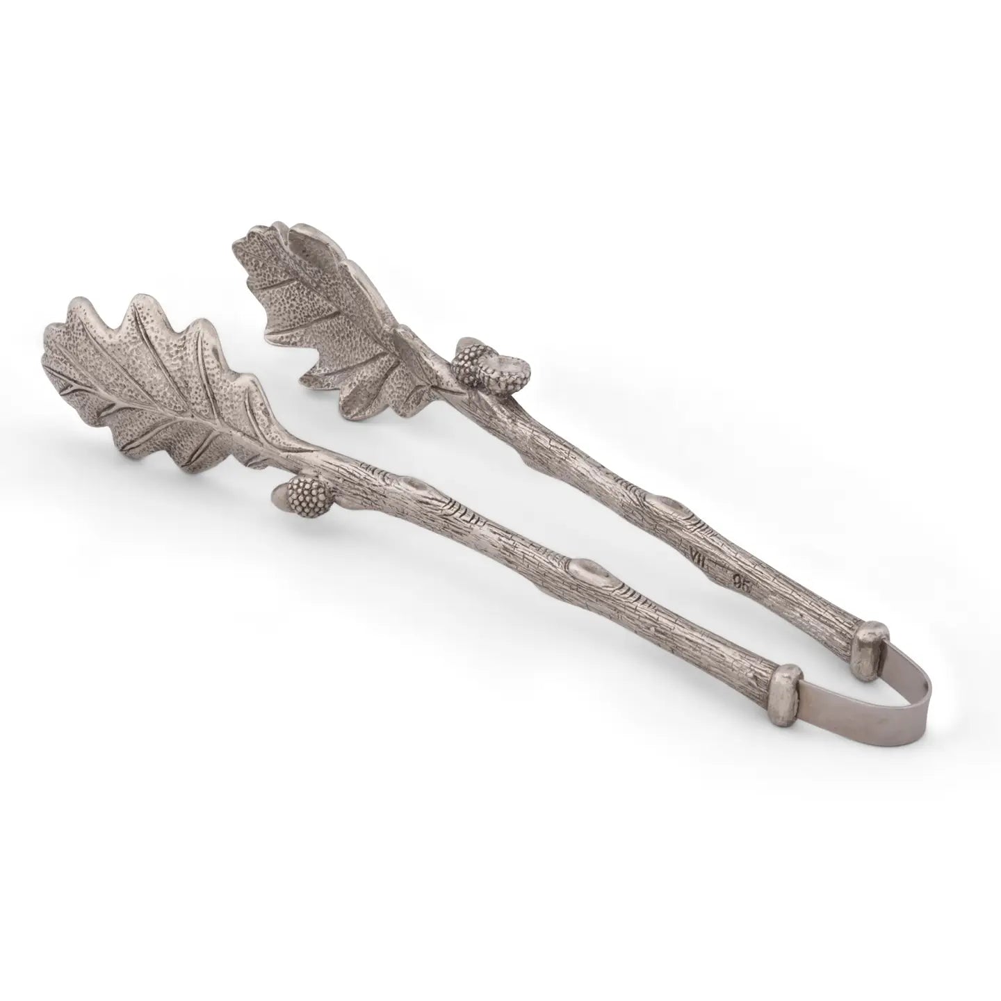 Pewter Oak Leaf Tongs