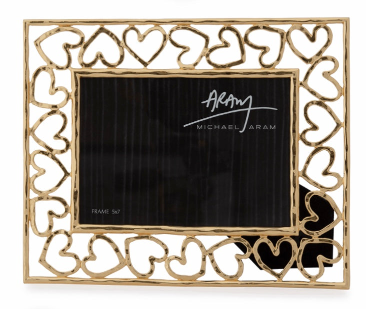 Heart GOLD 5x7 Photo Frame