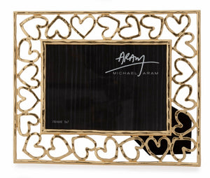 Heart Photo Frame 8X10-GOLD