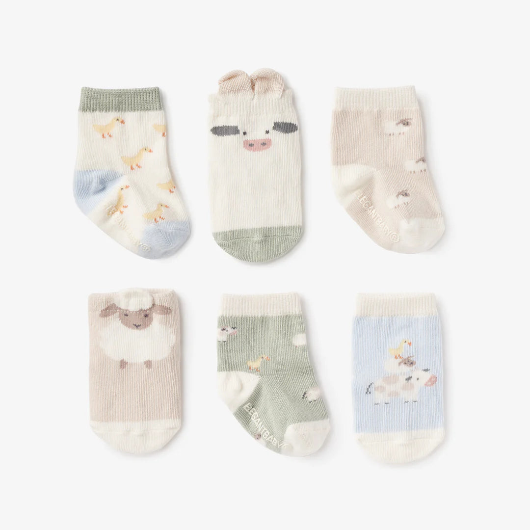 On The Farm Socks 0-12M