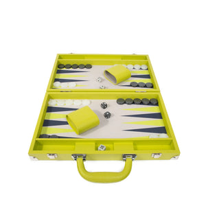 Lime Backgammon Set