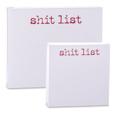 Shit List Red 5x5 Paddie