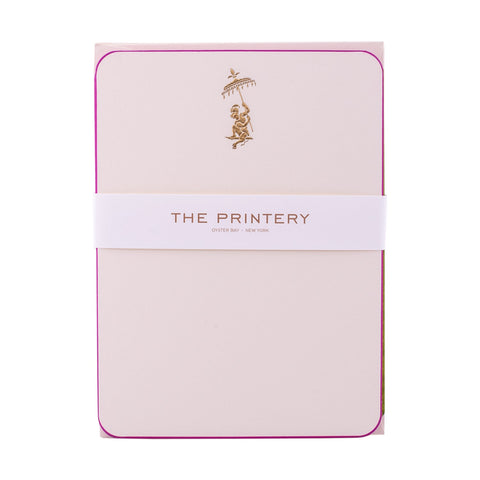 Fancy Monkey Engraved Note Cards