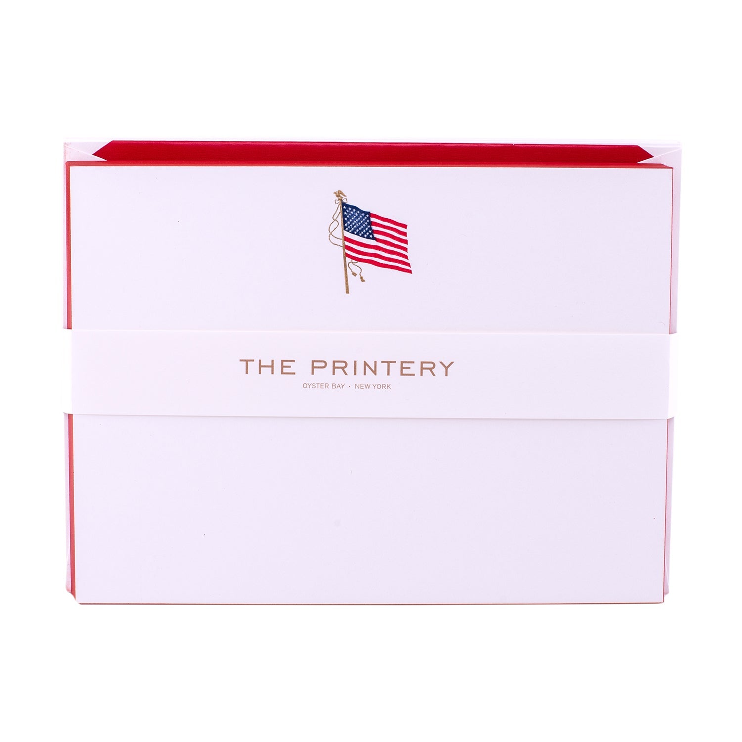 American Flag Engraved Note Cards