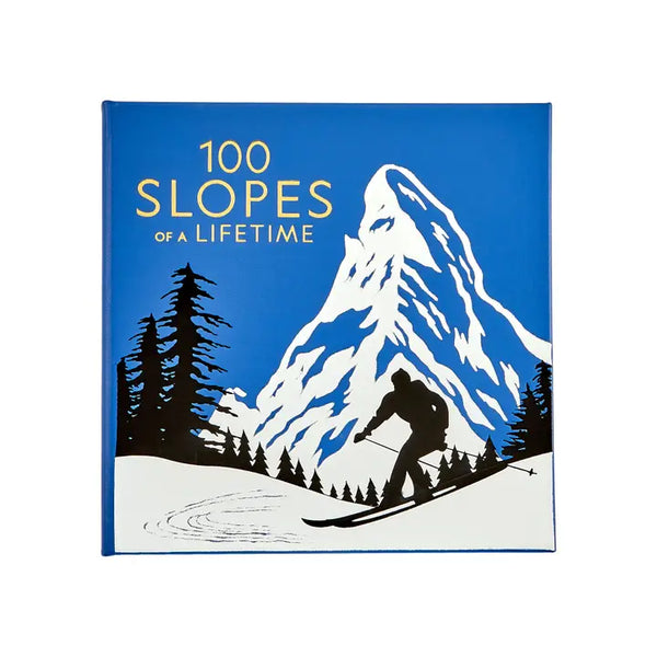 100 Slopes of a Lifetime Leather Book