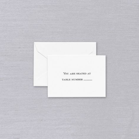 Pearl Block Text Table Cards