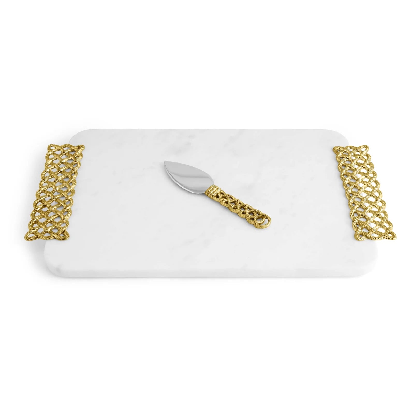 Aram Love Knot Marble Cheese Board and Spreader