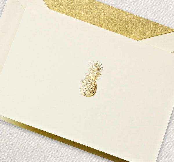 Engraved Pineapple Notes