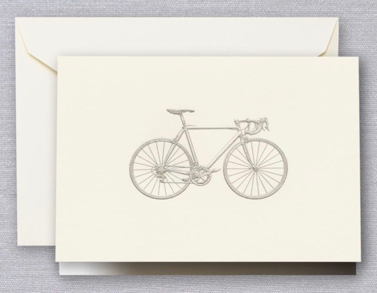 Engraved Racing Bike Notes
