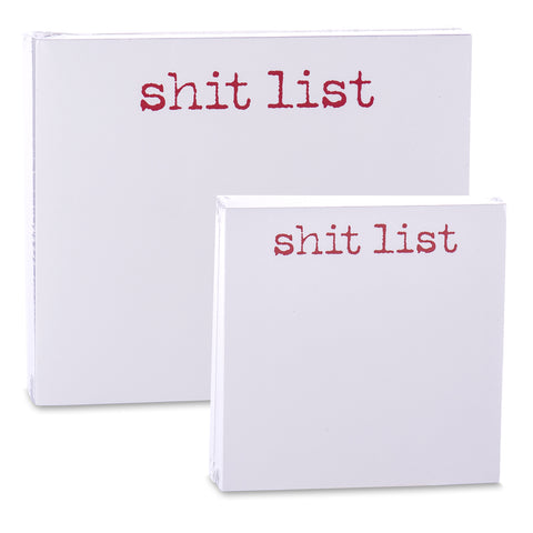 Shit List Paper Pads