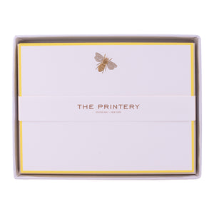 Gold Bee Boxed Note Cards